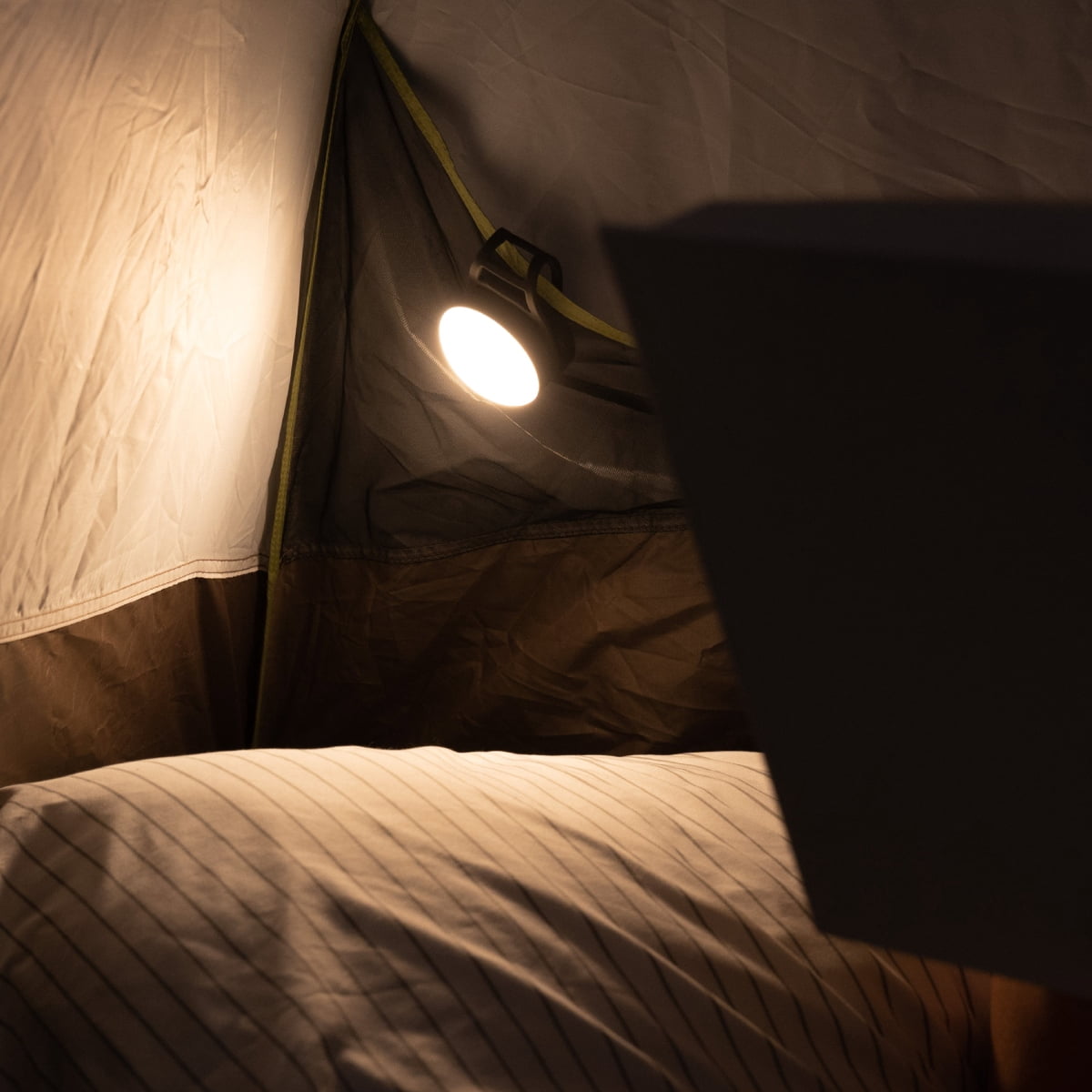 (2 pack) Brightz SiteBrightz LED Tent Light – USB Rechargeable, Magnetic Clip-On