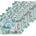 thumbnail image 3 of Easter Bunny Washcloths Set of 4-12 x 12 inch Pure Cotton Wash Cloth Highly Absorbent and Soft Fingertip Towels Face Cloths for Bath, Spa Wash cloth, 3 of 7
