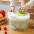 Rojia Premium Salad Spinner, Effortless Washing, Efficient Spinning
