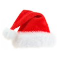 thumbnail image 5 of Gorro de Navidad JAMW de felpa rojo terciopelo cómodo, 5 of 5