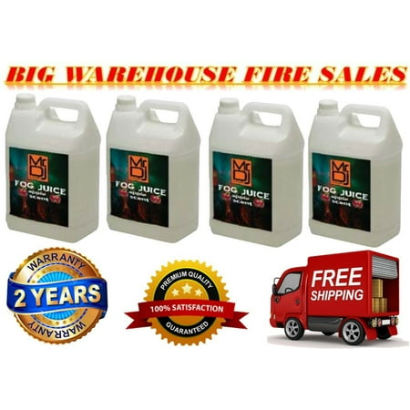 4 MR DJ Gallon Fog/Smoke Juice Fluid For Chauvet, American DJ, ADJ, Machines