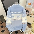 thumbnail image 5 of Mens Christmas Sweater - Autumn Winter Knitted Pullover Casual Warm Christmas Elk Pattern Sweater Cozy Men's Clothing, 5 of 5