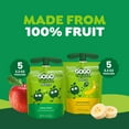 thumbnail image 5 of GoGo squeeZ No Sugar Added Apple Banana Applesauce Variety Pouches, 3.2 oz (10 Pack), 5 of 17