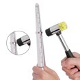 thumbnail image 4 of Metal Ring Measurement Maker Kit, Ring Gauge Finger Sizer 4 Sizes  Edges Soft Tip Hammer  For Hold And Adjust, 4 of 8