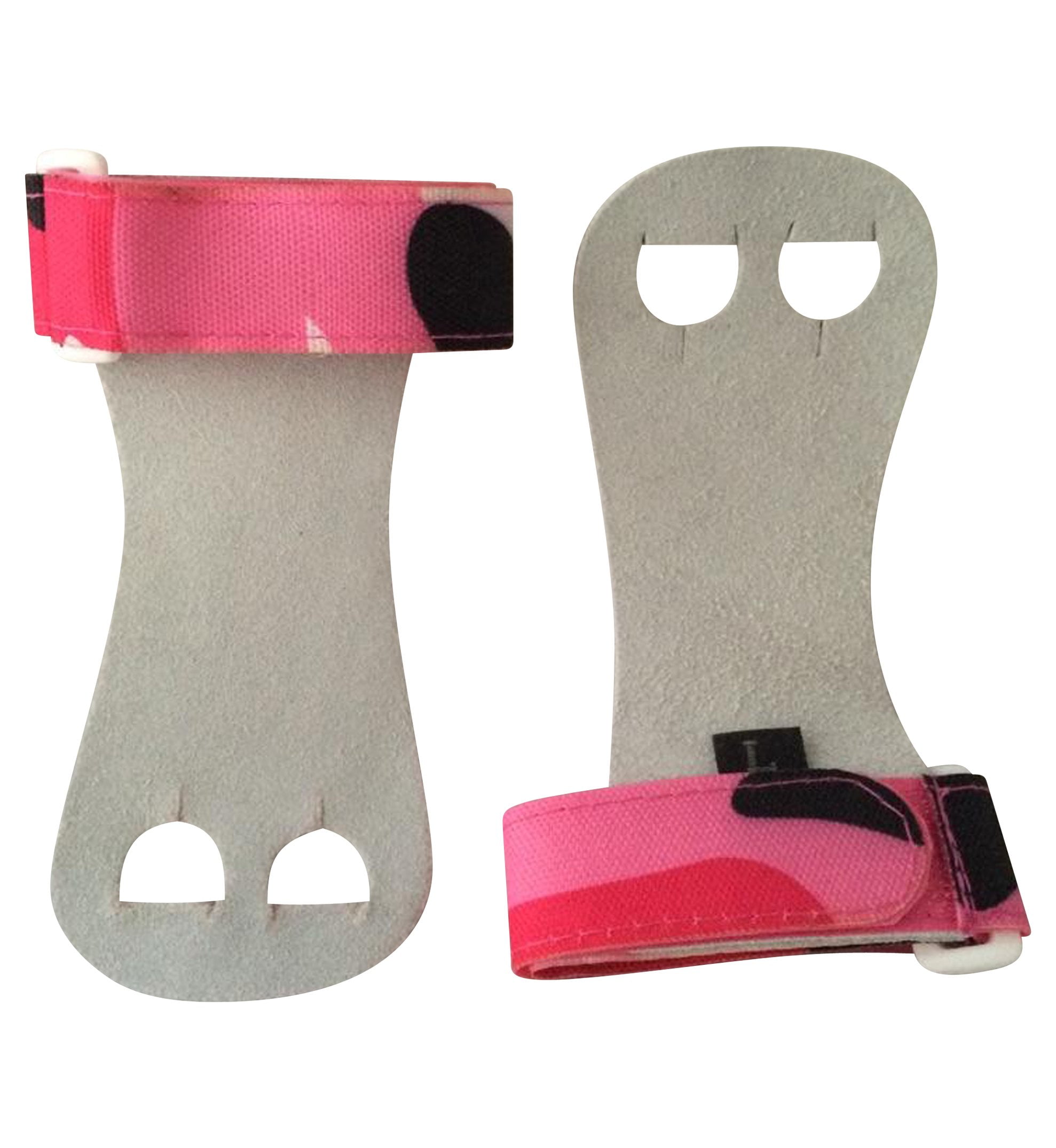 PUSH Athletic Gymnastics Youth Hand Grips (Pink Camo, Large)