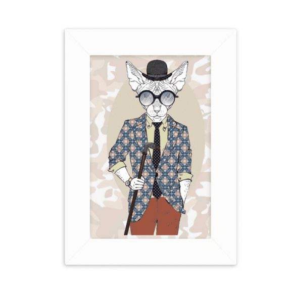 Watercolor Clothes Lovely Dog Illustration Desktop Photo Frame Picture Display Decoration Art Painting
