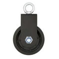 thumbnail image 1 of Swivel Pulley Block, Single Pulley Block with U-Mount Bracket Swivel Lifting Pulley Roller Wheel for Wire Rope Cable Pulley Strength Training, 1PC, 1 of 5