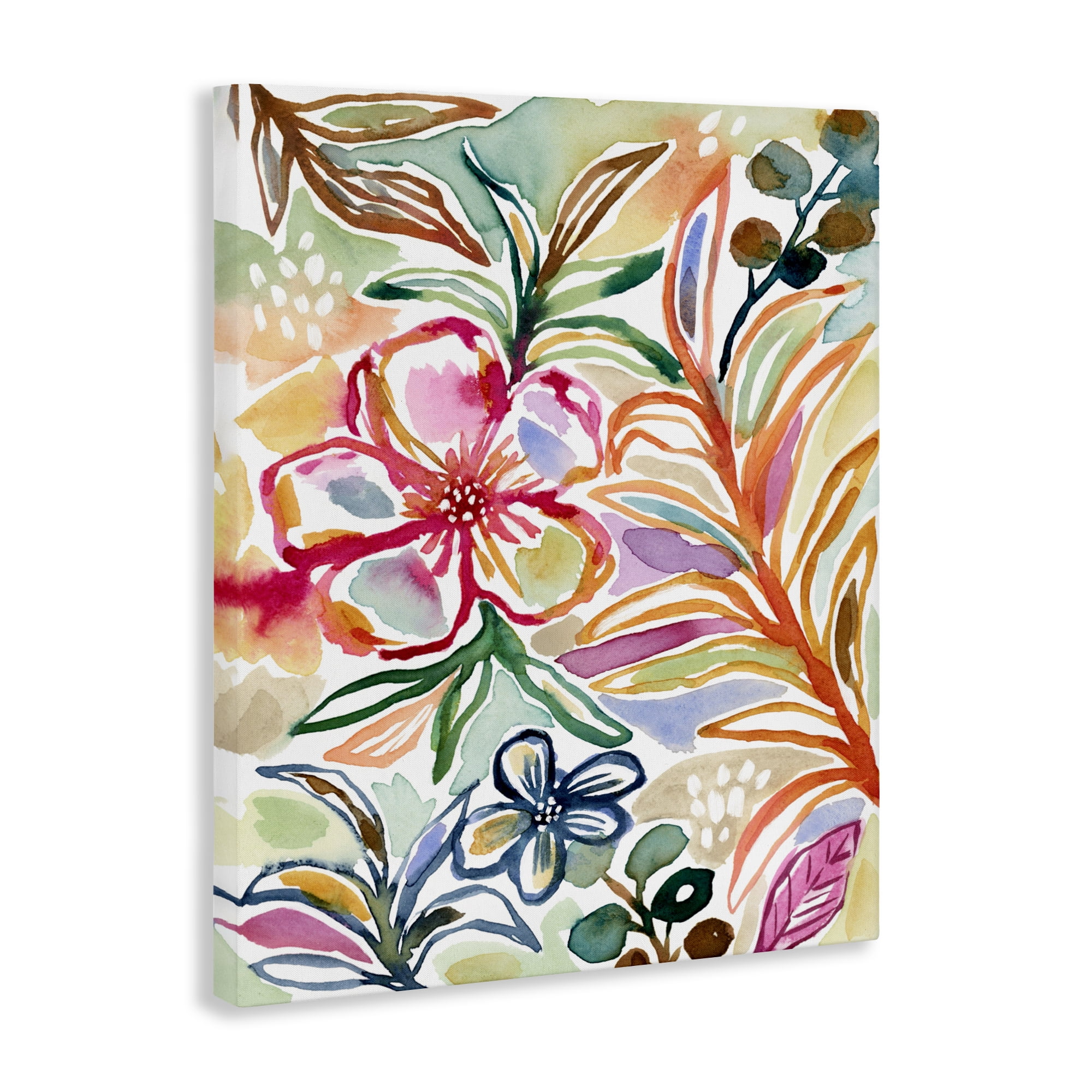 Stupell Industries Colorful Garden Impressions Canvas Wall Art, design by Lisa Nohren