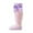 Purple, variant on REDARER Baby Girls' Knee-High Bow Socks, Breathable Hollow Knit Mid-Calf Socks for Spring & Summer,0-2 Years