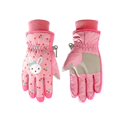 thumbnail image 2 of Guantes de esquí para niños lindos impermeables transpirables cálidos guantes de nieve para invierno niñas 1 par rosa brillar Electrónica, 2 of 3