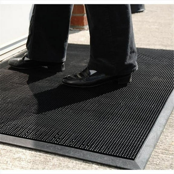 Durable Corporation 396S3672 36x72 Fingertip Entrance Mat Black-