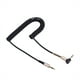 thumbnail image 1 of varón de 3.5m m al cable auxiliar de la primavera masculina en forma de L y formé el cordón retractable para el auricular del audio para el automóvil, 1 of 5