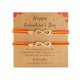 thumbnail image 1 of Juego de 2 Pulsera Suerte Infinita Ajustable Abertura Accesorios de Moda de Alta Gama para Mujer Chica, 1 of 7