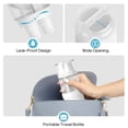 thumbnail image 6 of Morfone Travel Bottles for Toiletries, 4 in 1 TSA Approved Travel size Containers for Toiletries,Leak Proof Refillable Liqus Shampoo And Conditioner Travel Essentials toiletry Bottles(White), 6 of 8