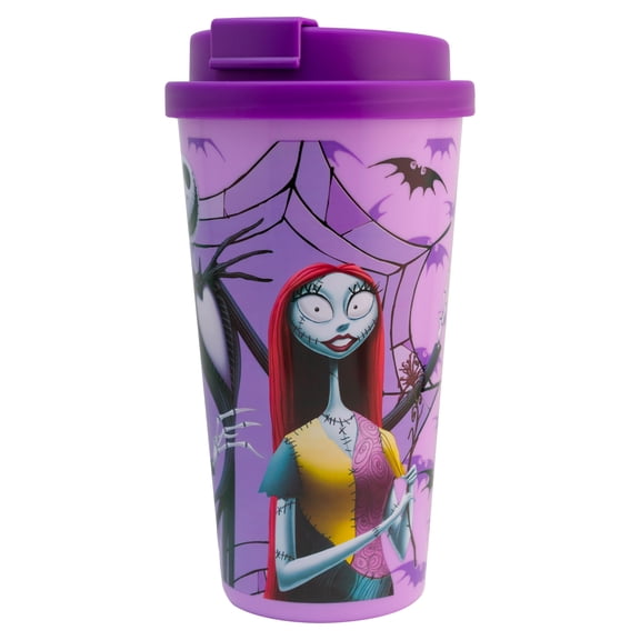 Vaso Térmico Con Tapa Para Café, Diseño El Extraño Mundo de Jack, Vaso Moderno Reutilizable con Personajes Animados, Capacidad 500 Ml