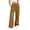 Brown, variant on Workout Pants Women Elastic Waist Straight Leg Gym Pants Athletic Running Casual Pants with Pocket L