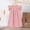 Pink, variant on NAISIBABY Girls A-line Dress, Pleated Casual Ruffle Sleeveless Summer Play Dress Beige 5-6T