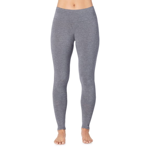 Cuddl Duds Women's Gray Softwear with Stretch High-Waist Leggings XL