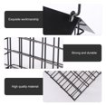 thumbnail image 2 of Comedero cuadrado para pájaros, contenedor de metal negro para cría de aves, ideal para exteriores., 2 of 6