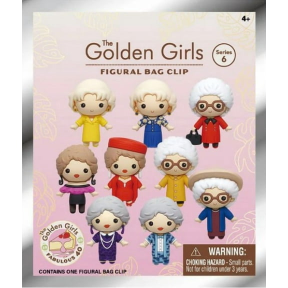 3D Figural Keyring Golden Girls Series 6 Mystery Pack (1 RANDOM Figure)