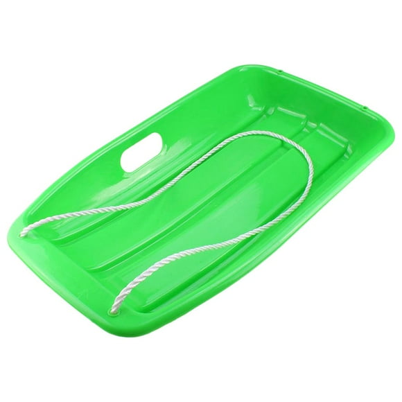 Snow Sled , 89x43cm Downhill Sledding Toboggan Sledge Luge, Down Green