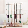 thumbnail image 2 of Organizador de joyas, soporte para collar, pulsera, collar, estante de 3 niveles, soporte para presentación de joyería para apartamento, vestidor de Yuyangstore Organizador de joyas, 2 of 8