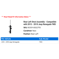 thumbnail image 2 of Rear Left Strut Assembly - Compatible with 2015 - 2018 Jeep Renegade FWD 2016 2017, 2 of 2