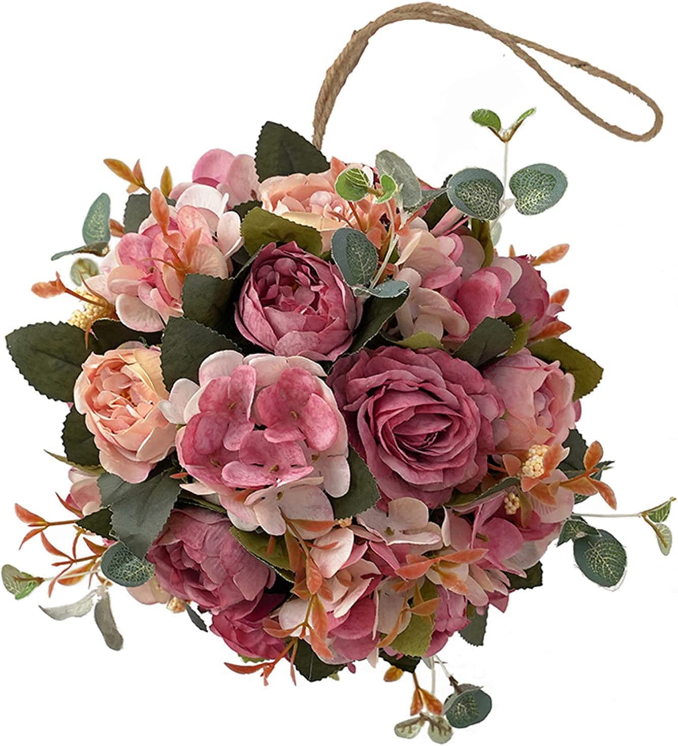 Artificial Hydrangea Peony Flower Ball, Hanging Hydrangea Peony Flower