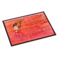 thumbnail image 1 of Carolines Treasures BB8516JMAT Mermaid Tapis de Bienvenue Rouge Intérieur Ou Extérieur - 24 x 36 Po., 1 of 1