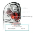 thumbnail image 3 of Spec-D Tuning Chrome Housing Clear Lens Tail Lights Compatible with 1997-2003 Ford F-150 Flareside, 2004 Ford F-150 Heritage Flareside, Left + Right Pair Assembly, 3 of 7
