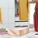 thumbnail image 4 of Bolsas de almacenamiento al vacío 40x30x12 pulgadas - Bolsas de ahorro de espacio para ropa, mantas, edredones - Bolsas de compresión de PVC de alta resistencia con bomba de mano, 4 of 6