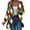 Green, variant on GigrtiJin Women's Christmas Cardigan Outwear Jacket Plaid Printed Long Sleeve Trendy Casual Outwear