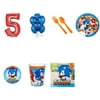 Sonic Boom Sonic The Hedgehog Party Supplies Party Pack For 32 With Red #5 Balloon