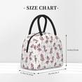 thumbnail image 2 of KLL Flamingos Tribal for Insulated Lunch Bag- Leakproof Cooler Tote Bag Organizer for Women & Men - Reusable Lunch Box for Office Picnic Hiking Beach-One Size, 2 of 6