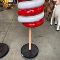 thumbnail image 6 of Small Red Cone Lollipop Over Sized Statue, 6 of 6
