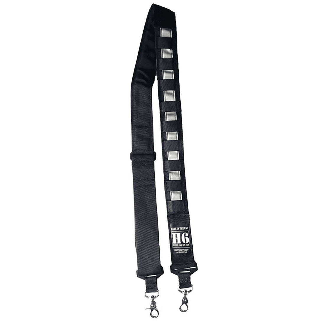 Homeland Six Reflective Radio Strap with Silver Reflective Stripes
