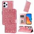 thumbnail image 4 of Funda tipo cartera GANGXUN para Xiaomi Redmi 12 4G , diseño girasol, cuero PU, soporte, cierre magnético, tarjetero, 4 of 5