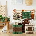 thumbnail image 4 of Football Pillow Covers 18x18 Set of 4,Fall Linen Pillow Covers for Couch Bed Livingroom Vintage Football Room Decor for Boys Girls Sports Fans Party Decorations Rugby Gifts, 4 of 6