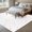 Pink White, variant on Area Rug for Living Room, Valentine's Day Non-Slip Indoor Large Carpet for Bedroom/Dining Room, Romantic Love Blank Minimalist White Washable Low-Profile Rectangle Floor Runner Rugs - 6 x 9 Ft