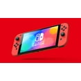 thumbnail image 3 of Nintendo Switch OLED with Mario Red Joy-Con (International Edition) Bundle with 3 Month Nintendo Switch Online Membership & 25 GC, 3 of 5