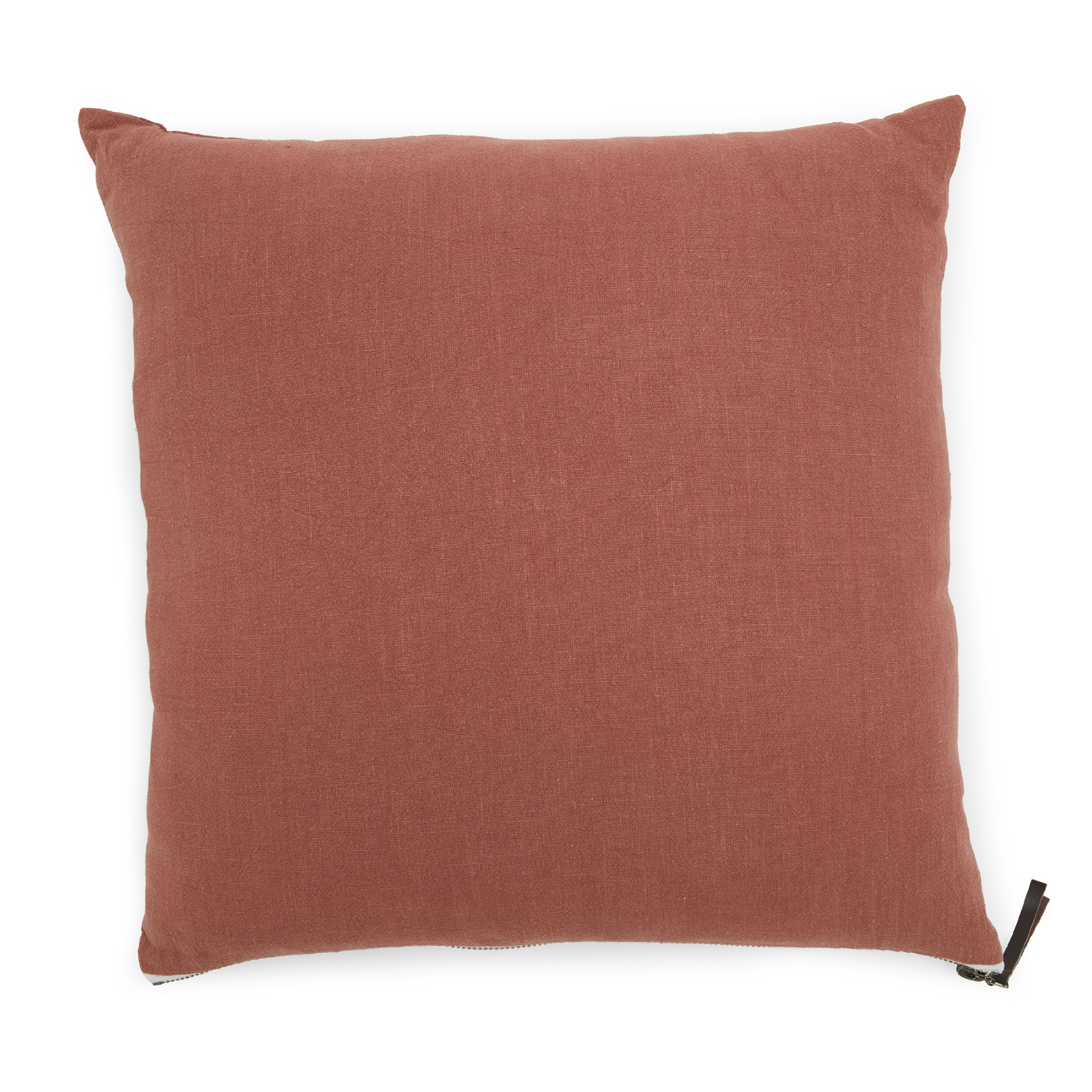 MoDRN MidCentury Exposed Zipper Decorative Throw Pillow, 20x20