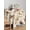 Light Beige Dark Brown, variant on Western Cowboy Table Cloth, Vintage Country Horse Plants Art Waterproof Tablecloth for Square Tables, Reusable Washable Fabric Table Cover for Restaurant Kitchen Dining Tables 60"x60"