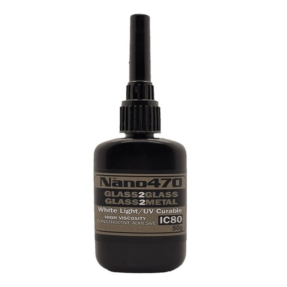 Dulles Glass Nano 470 - Glass and Metal Bond - Heavy Duty -20g - Quick Cure Weight Bearing Strength