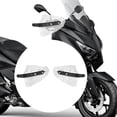 thumbnail image 6 of jiaping 2x Handlebar Wind Deflector Universal Wind Motorbike Hand Protector Clear and Black, 6 of 9