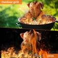 thumbnail image 6 of 2 Pcs Beer Can Chicken Holder for Grill Oven Smoker Sturdy Stainless Steel Beer Butt Chicken Holder for Whole Chicken Easy to Use and Clean Chicken Rack for Tender and Juicy Chicken Turkey, 6 of 10