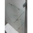 thumbnail image 4 of AstonGlobal SEN992-SS-3434-10 Avalux 34 x 34 x 72 in. Completely Frameless Shower Enclosure with Glass Shelves in Stainless Steel, 4 of 6