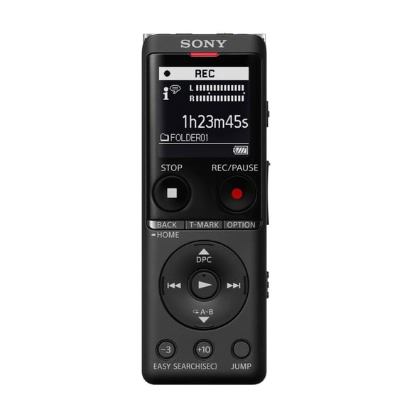Grabadora de voz digital Sony ICD-UX570 ICDUX570BLK con USB