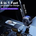 thumbnail image 5 of Cargador Rápido para Automóvil 4 en 1, Cargador de Teléfono para Automóvil de 69 W, Adaptador de Carga Rápida Tipo C Retráctil para 15/14/13/, 5 of 5