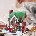 thumbnail image 2 of Qwtwty Home Decor Christmas Wooden House Ornaments Indoor Miniature Decorations Christmas Decorations Window Displays, 2 of 6