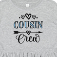 thumbnail image 4 of Inktastic Cousin Crew Girls Toddler Dress, 4 of 5